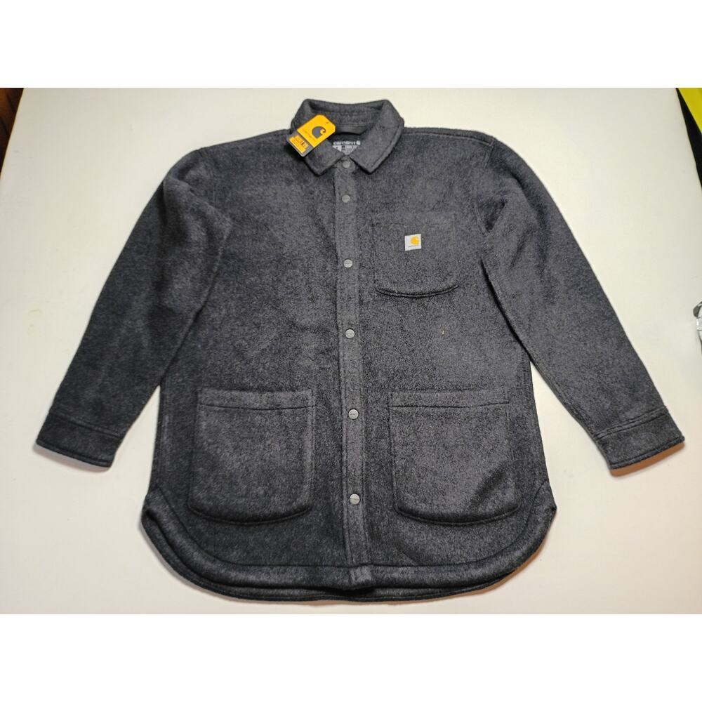 Carhartt Women's Loose Fit Fleece Shirt Jacket - Medium - Picture 1 of 8